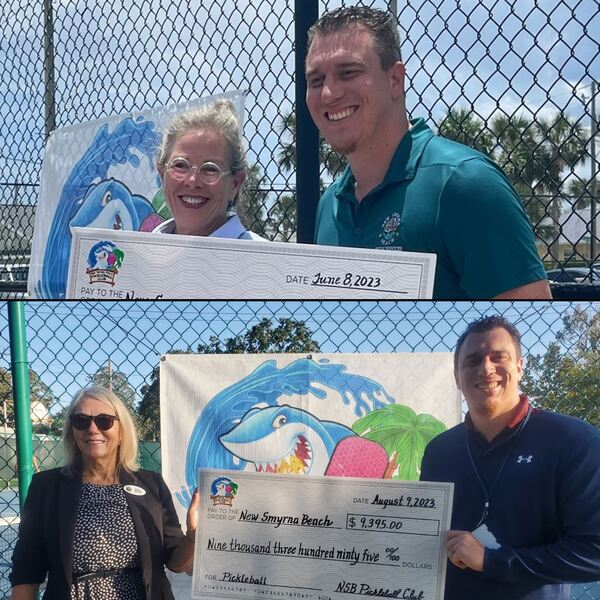 NSB Pickleball Club Enhances Parks with $16K Donation.