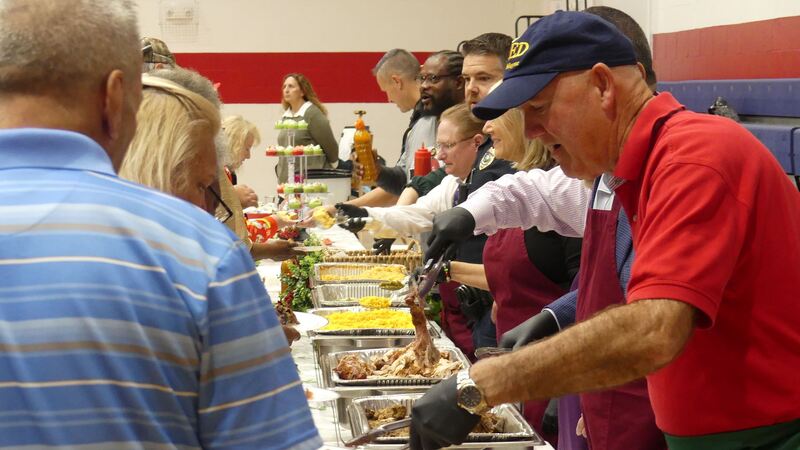 New Smyrna Beach leaders join festivities at Annual Senior Holiday Luncheon.