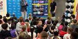 NASCAR Driver Reads to Children and Delivers a 