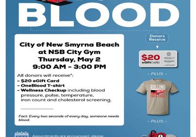 Donate Blood in NSB - Donations at a 20-Year Low