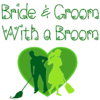bride groom broom